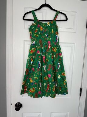 Disney Parks Dress GIRL Youth L Retired Enchanted Tiki Room The Dress Shop